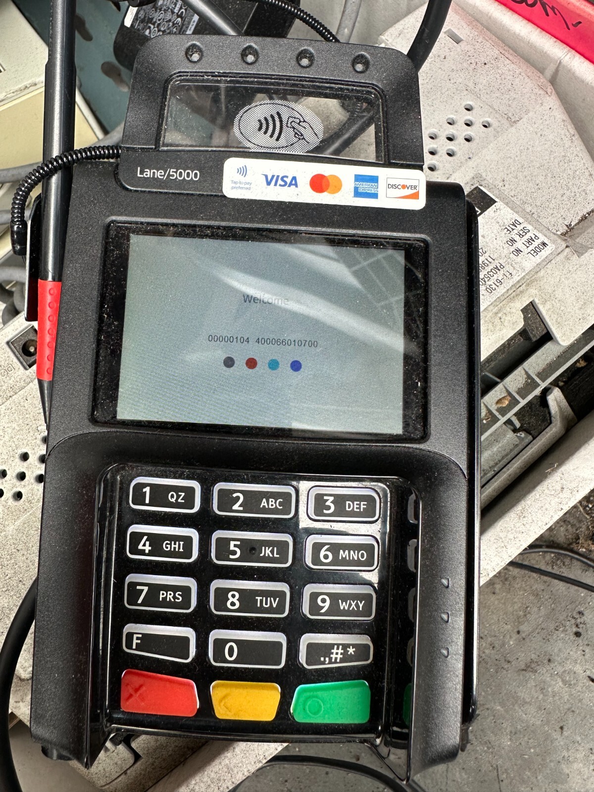 INGENICO ISC250- Lane5000 Payment Terminal-Tested As Pictured-Lot Of 10