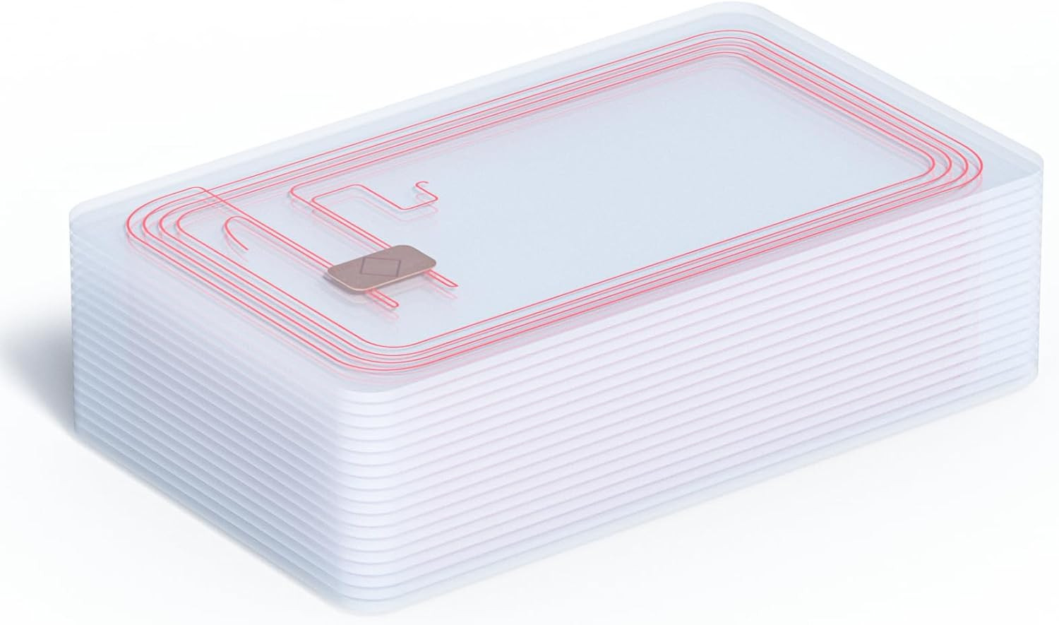 10Pcs NFC Cards Ntag215 Cards Transparent Card Rewritable NFC Tags 504 Bytes Wor