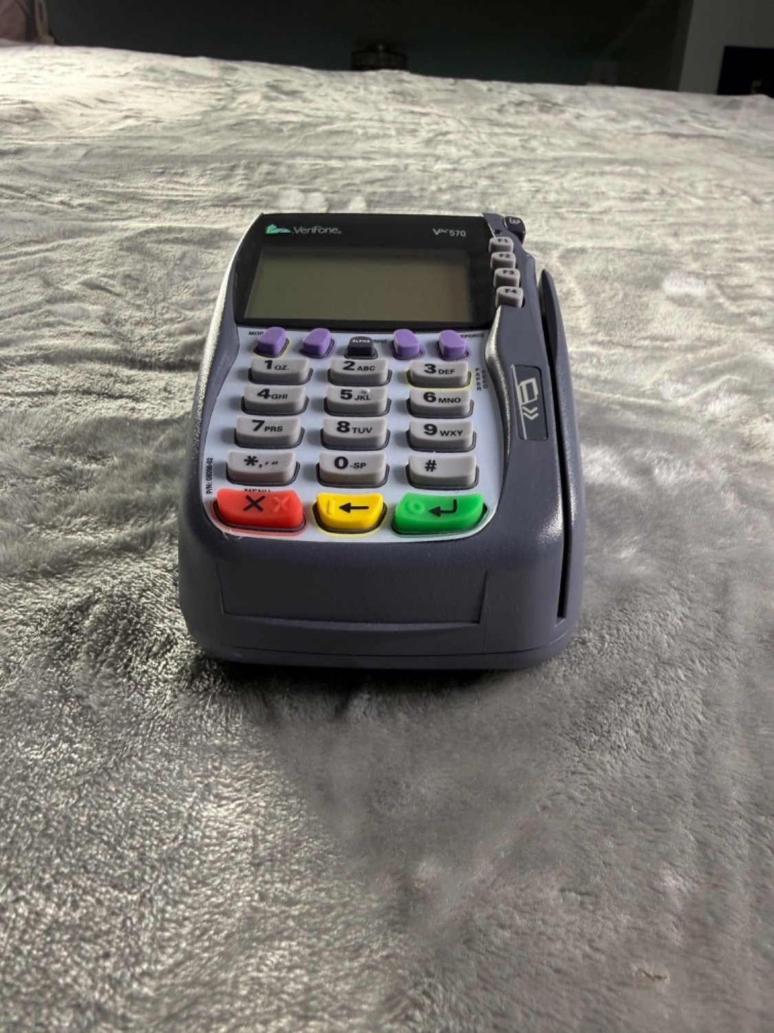VeriFone VX570 Credit Card Terminal M267-050-04-NAA POS Machine Printer Gray