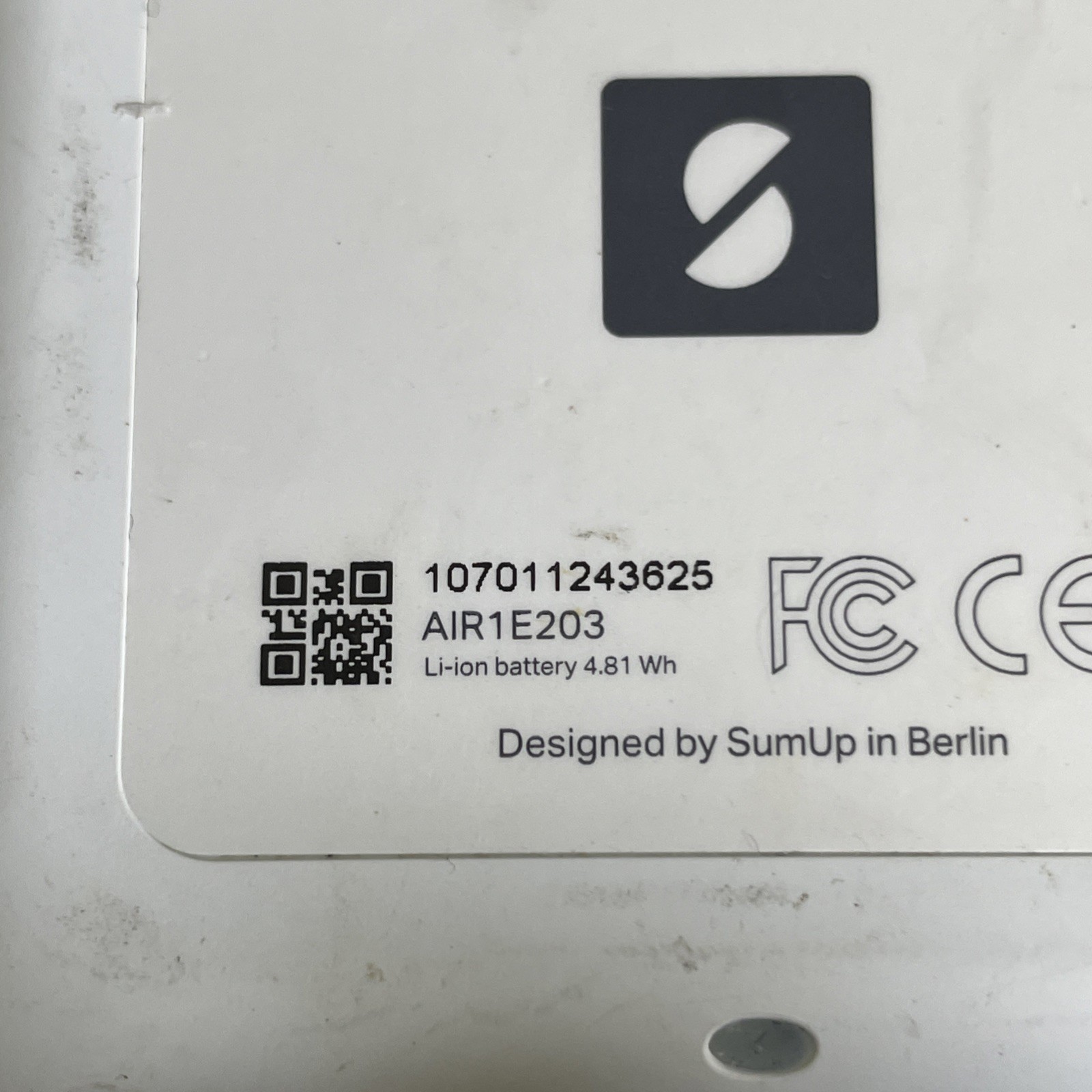 SumUp Plus Card Reader Bluetooth NFC RFID Credit Card Reader UNTESTED