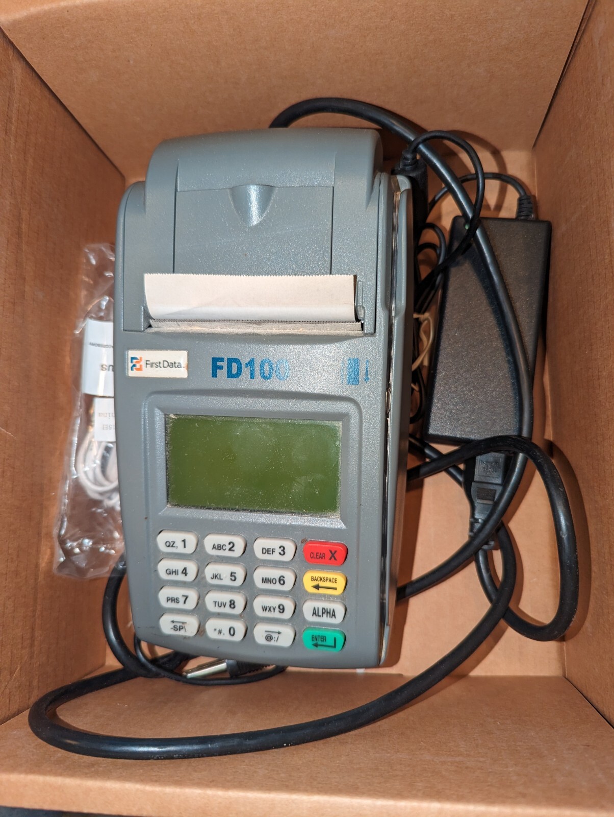 First Data FD100 TI Credit Card Machine