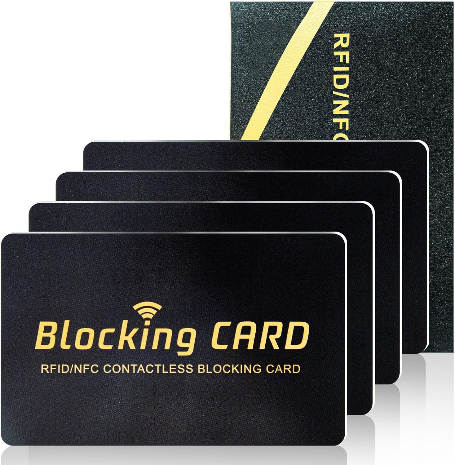 RFID Blocking Card,Contactless NFC Debit Credit Card Passport Protector, One Car