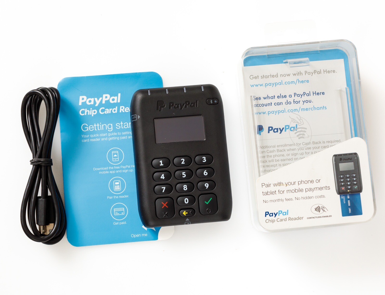BROKEN Paypal Chip Card Reader Contactless Enabled M010-PROD10-V2 PARTS ONLY
