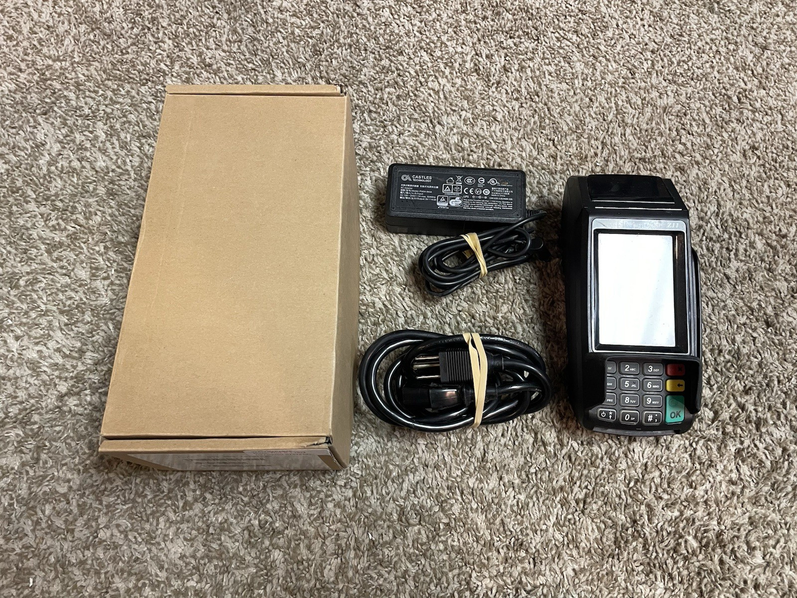 D Javoo Z11 Credit Card Reader w/Power Supply Vega 3000 – TESTED! FREE SHIP!