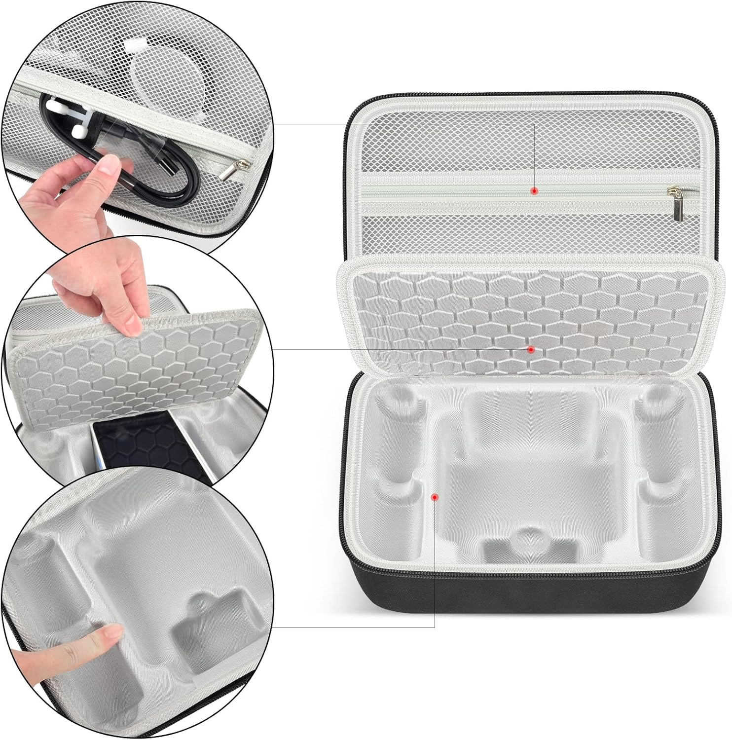 Case Compatible with Square Terminal Credit Card Reader, Mobile POS Machine Stor
