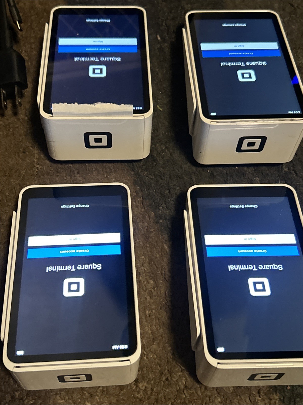 Square Terminal Credit Card Reader White/OBO/LOT #4