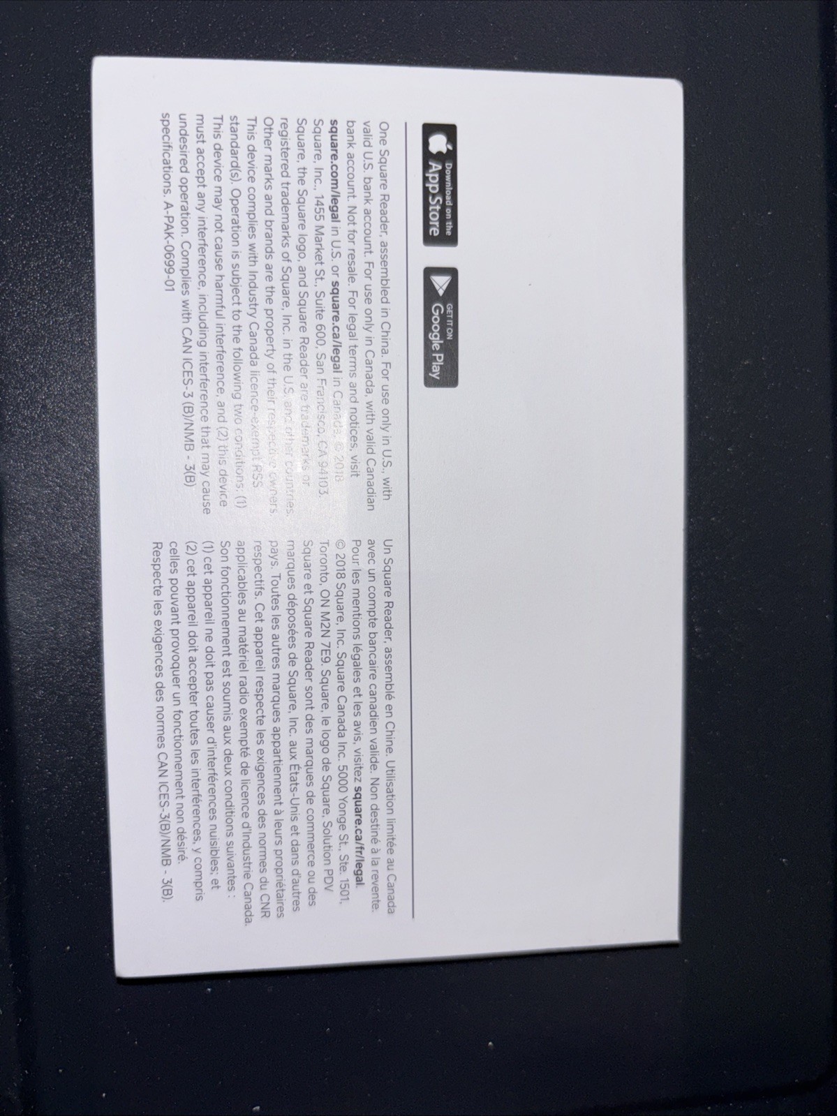 Square Reader For magstripe (USB-C) Mobile Credit Card Readers