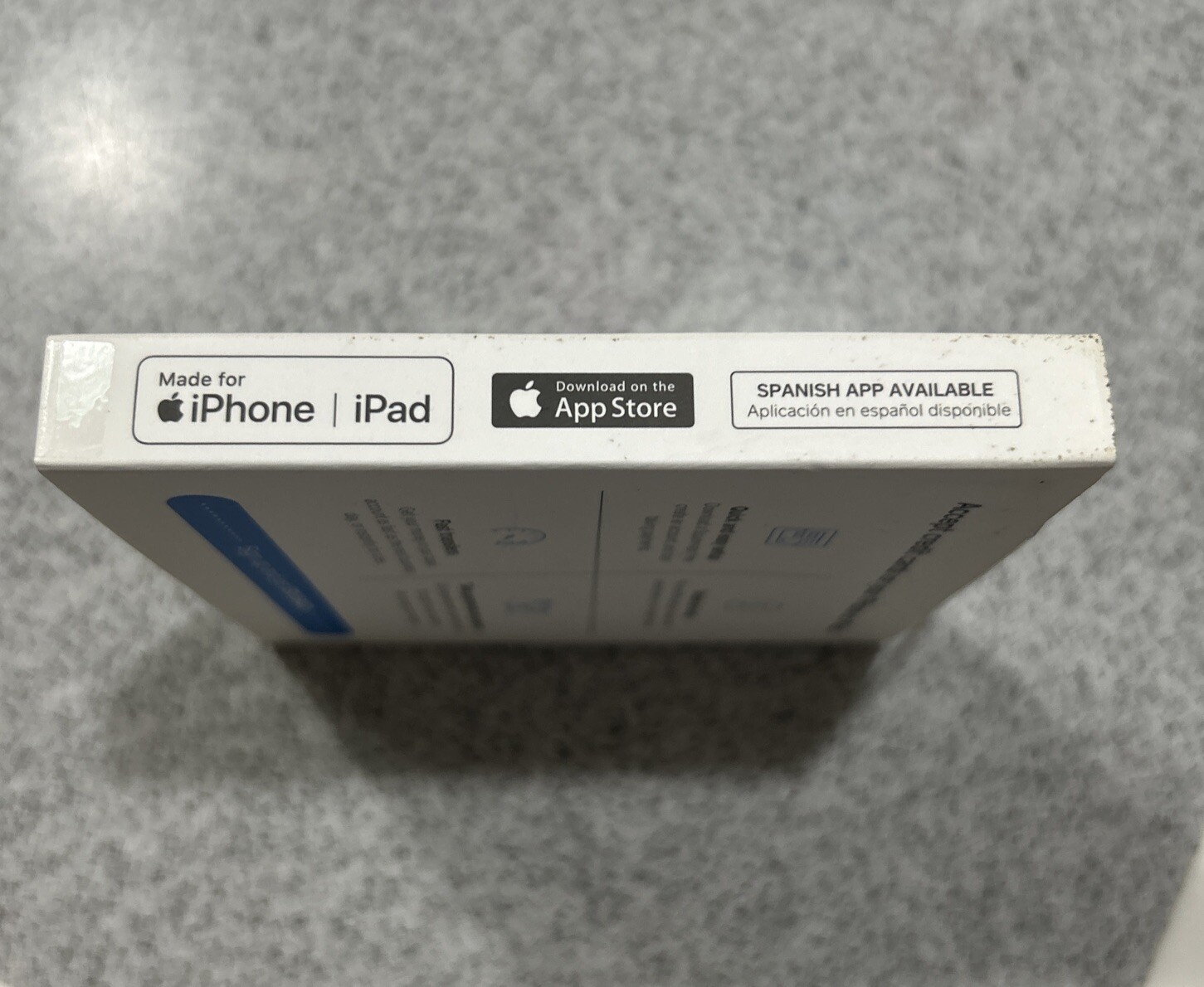NEW Square Magstripe Reader with Lightning Connector Glossy White