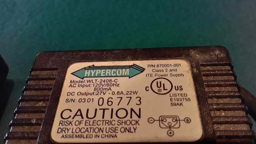 HYPERCOM T7 PLUS,1MB MEMORY,REFURBISHED USED CREDIT CARD MACHINE-DIAL UP MODEM