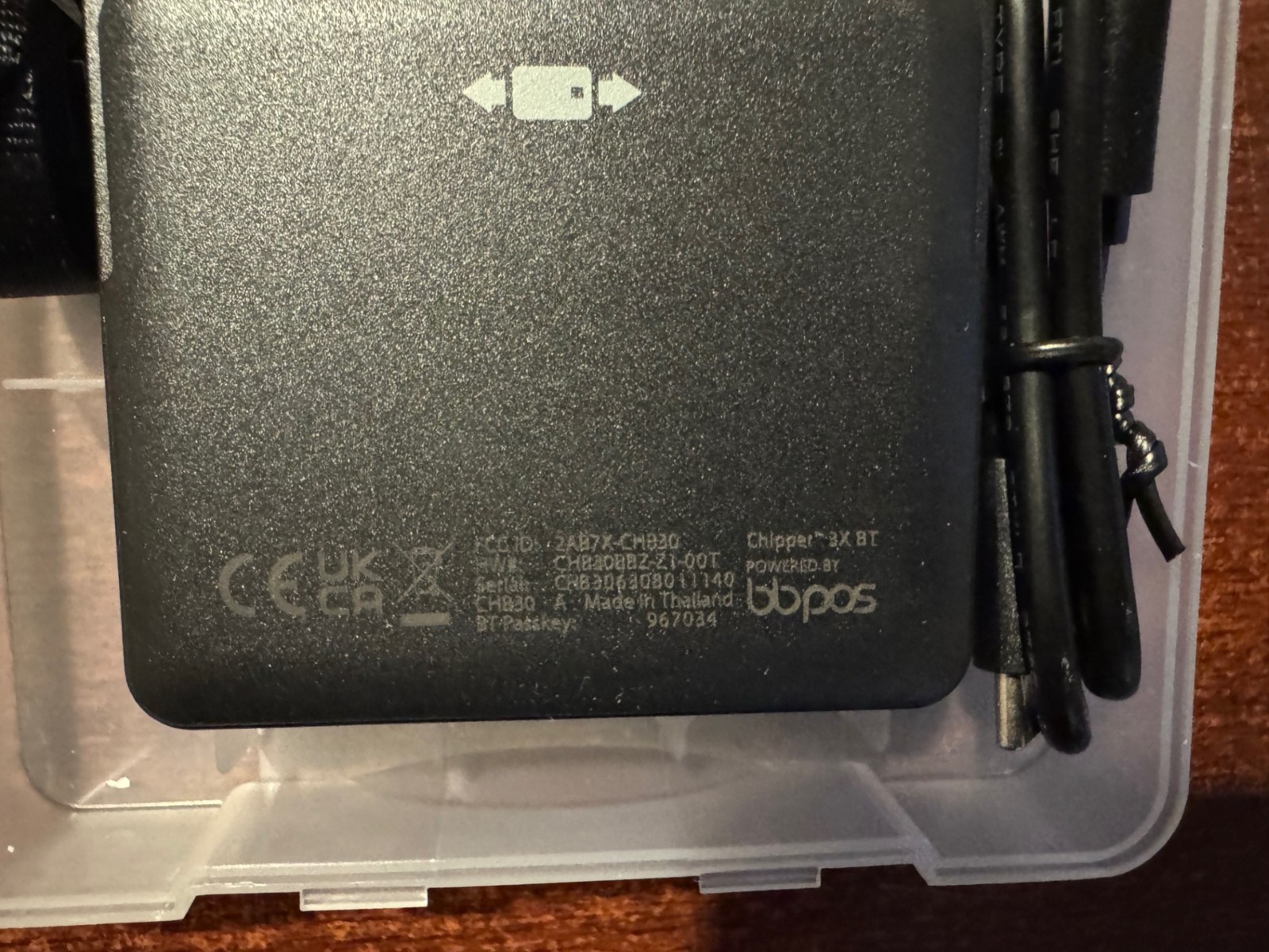 BBPOS Chipper 3X BT | Bluetooth | Card Reader | Black – New