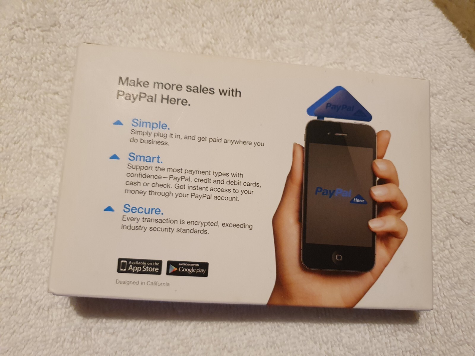 PayPal Here Chip And Card Swipe Reader(PCSUSDCRT), PayPal Here Card Swipe Reader