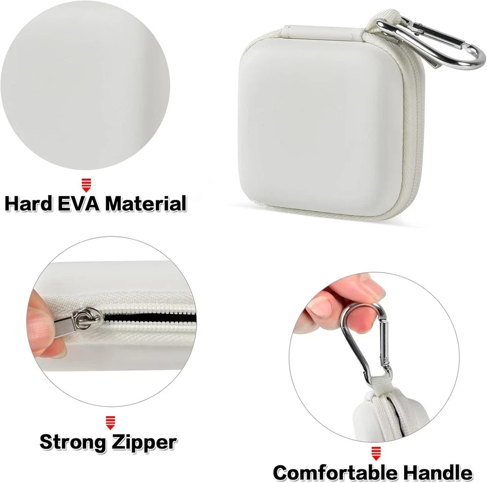 Chip Card Reader Scanner Case, Hard Carrying Bag Holder Fits Square A-SKU-0485 C