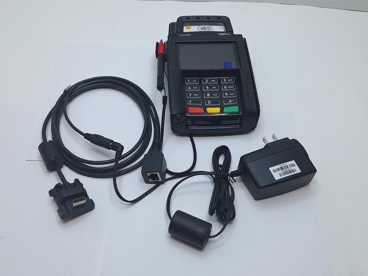 IngeniCo Lane/5000 Credit/Debit Card PinPad Terminal