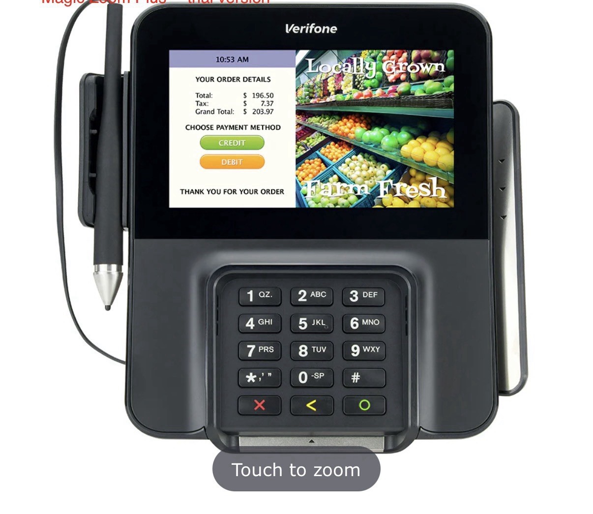 NEW Verifone M400 Credit Card Payment Terminal POS Reader w/ Stand & Accessories