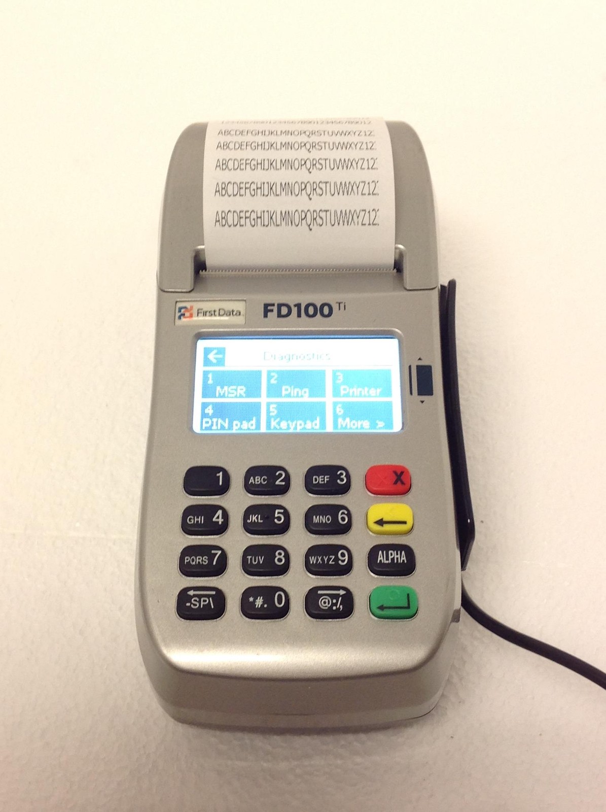 5x FIRST DATA FD100 Credit Card Machine 001864064 WORKING FREE SHIPPING