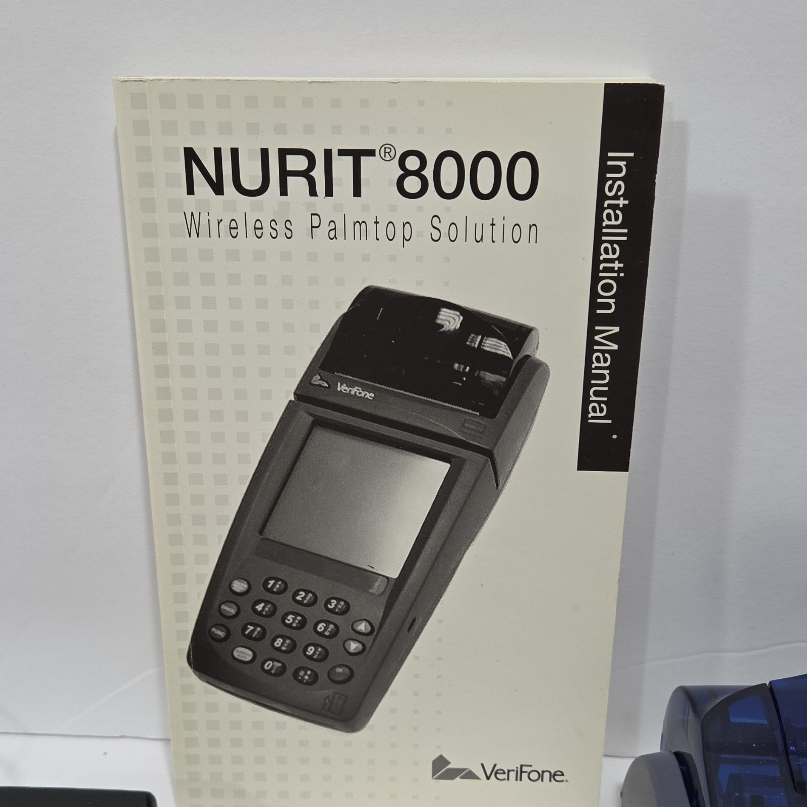 Verifone NURIT 8000S Wireless Credit Card Terminal w/Accessories *tested, works*