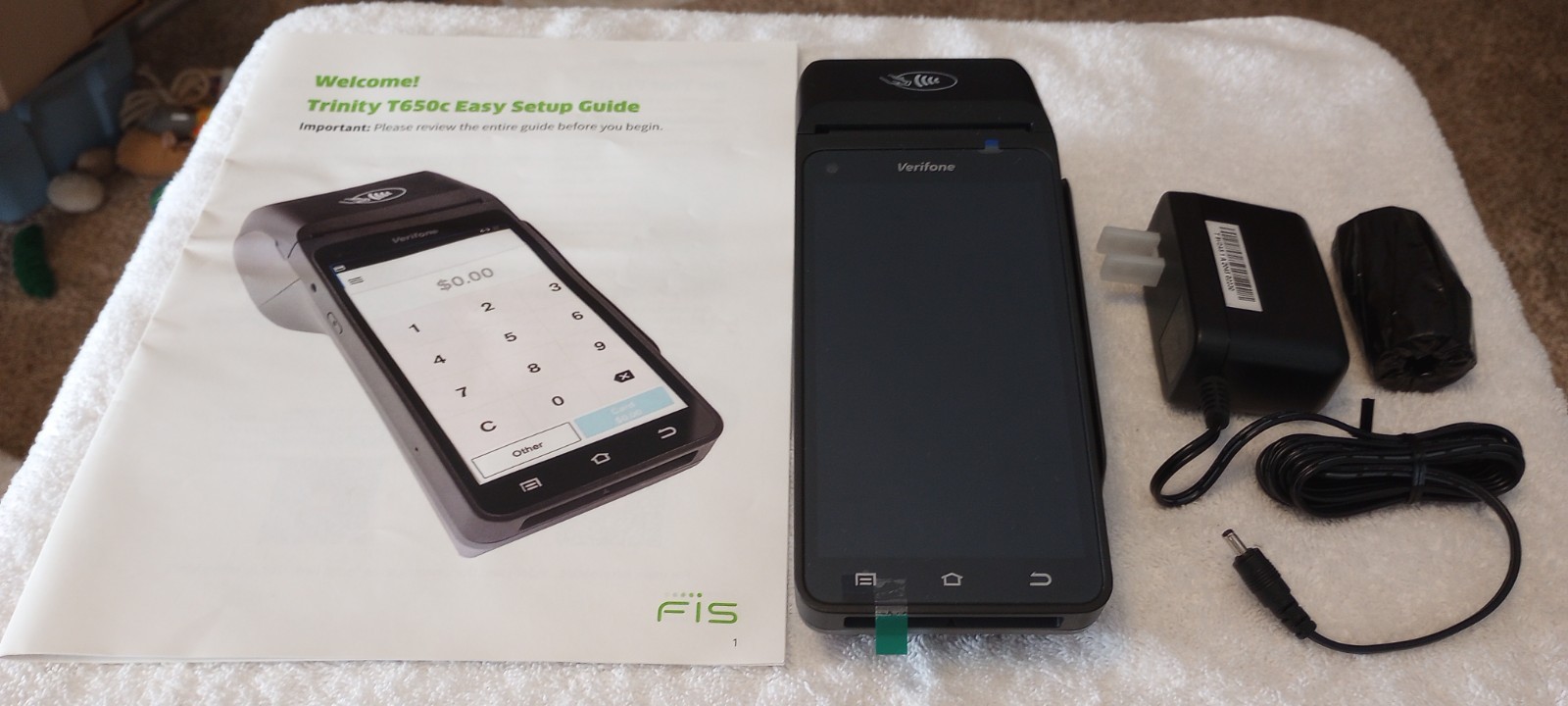 Verifone/Trinity T650c Credit Card Reader (Parts Only)!