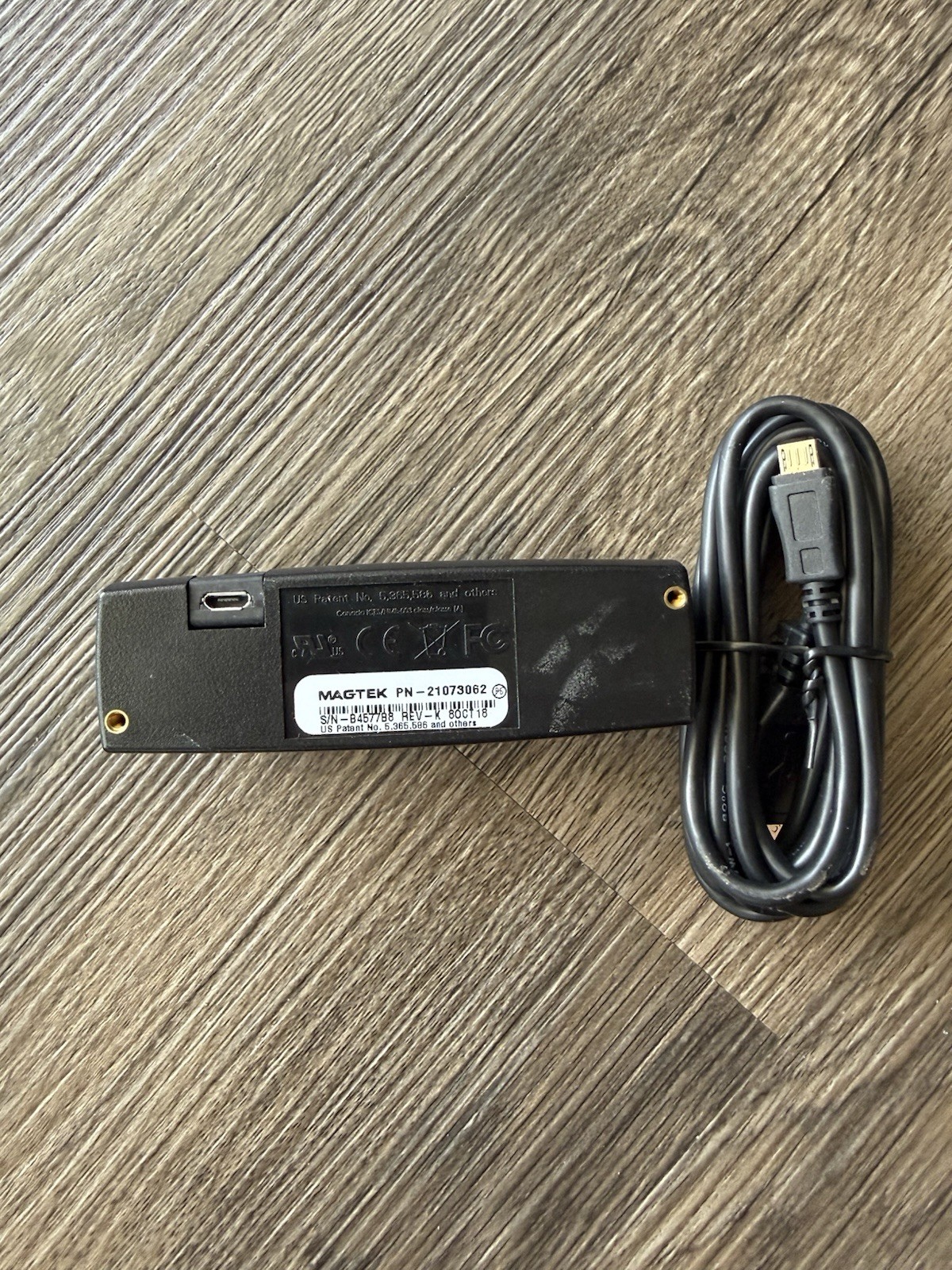 MagTek 21073062 Dynamag Magnesafe Triple Track Magnetic Stripe Swipe Reader NWOB