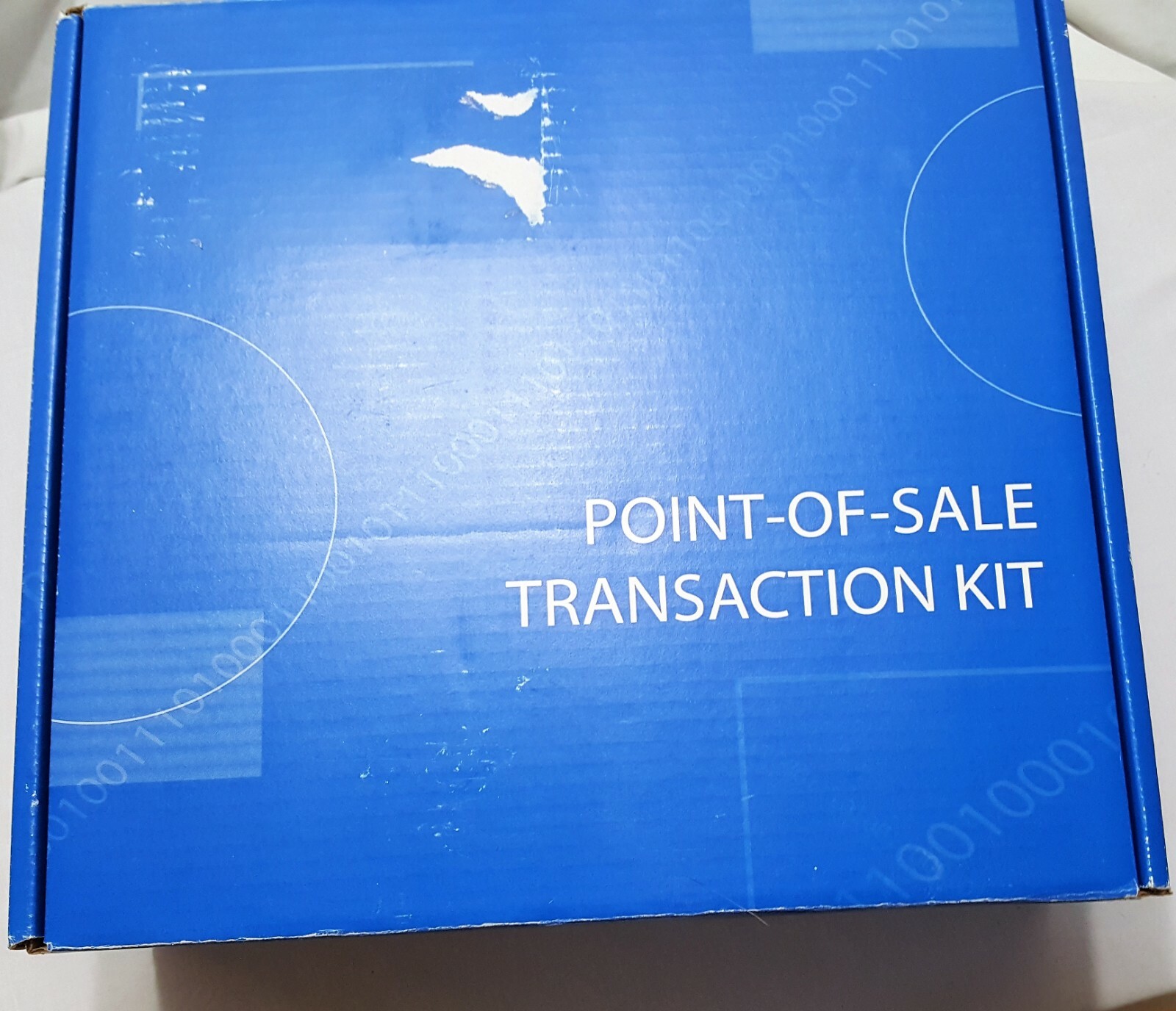 Refurbished Hypercom T7P Credit Card Machine with Power Supply In POS Box.