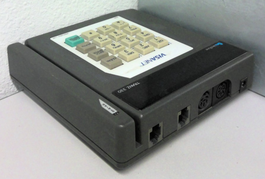 VeriFone TRANZ 330 by VisaNet – Vintage POS Terminal – For Parts