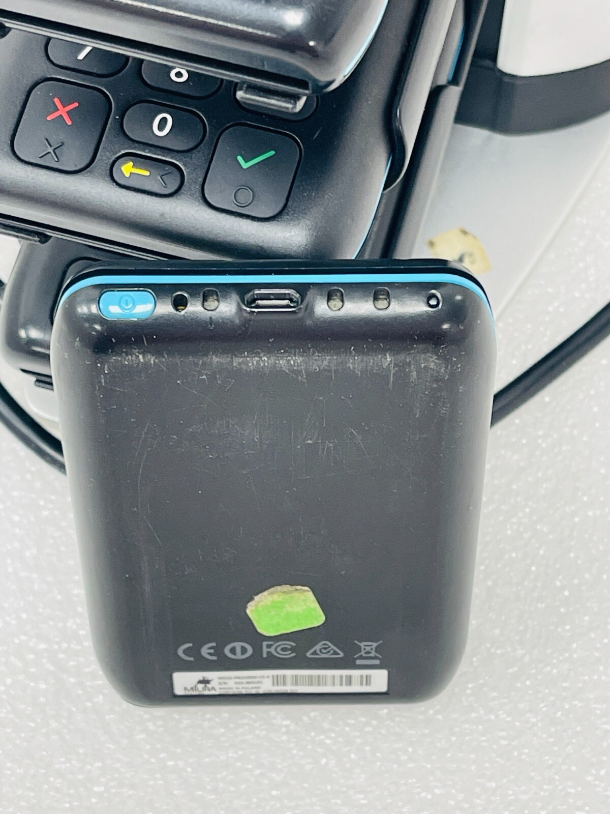 Used – x5 Miura Systems PayPal Chip & Swipe Bluetooth Card Reader M010