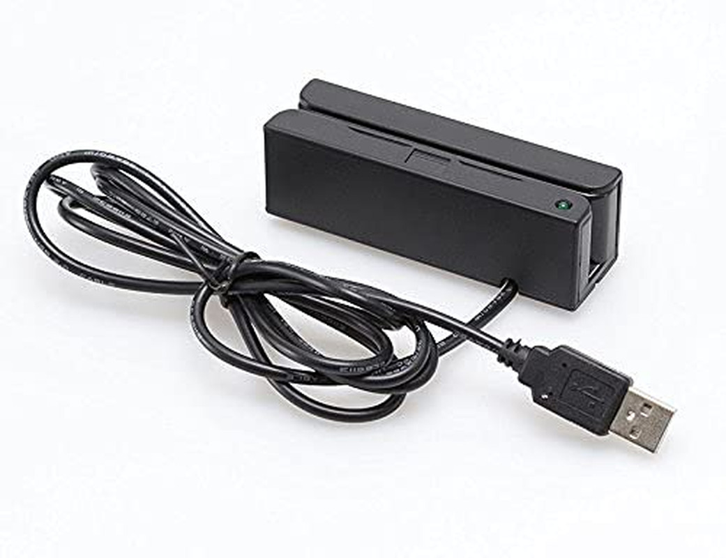 MSR100 Magnetic Stripe Card Reader 3 Track USB POS Credit Card Swiper