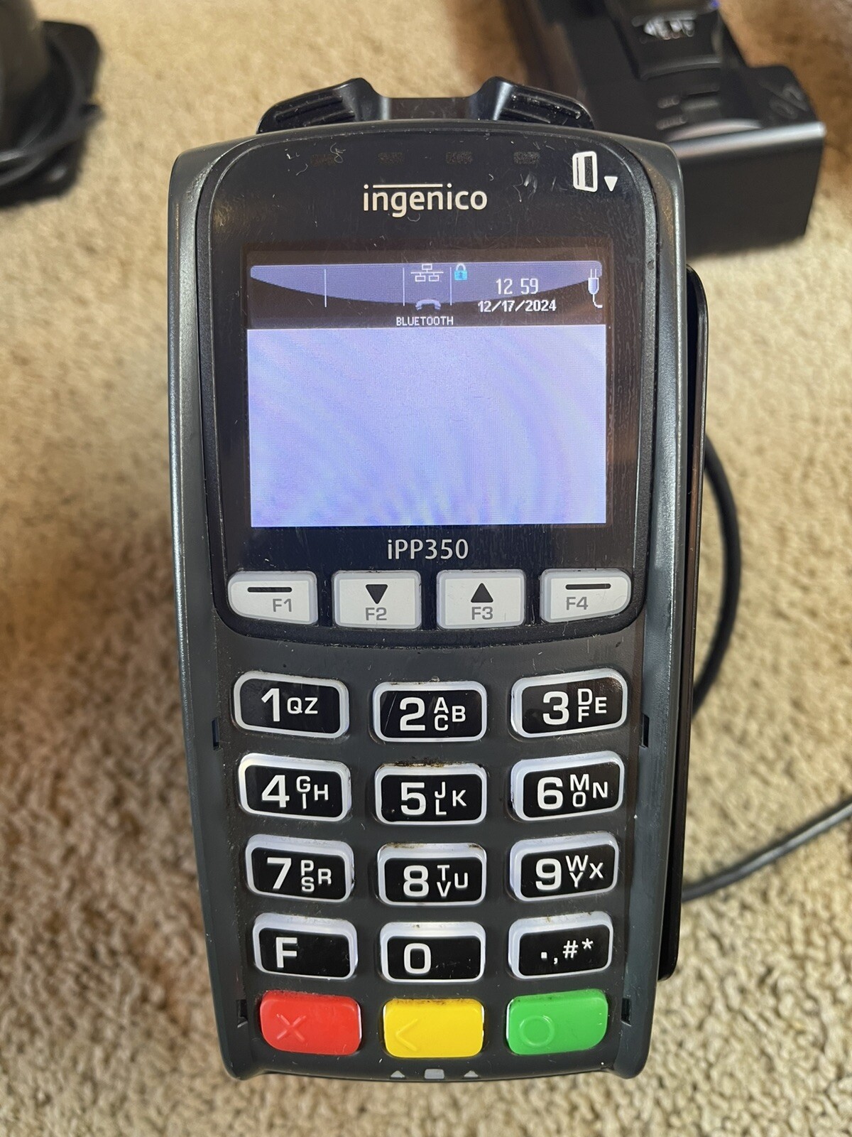 Lot Of 5 Ingenico IPP 350 USB Credit Card Terminal + (5) Stand Sen351009