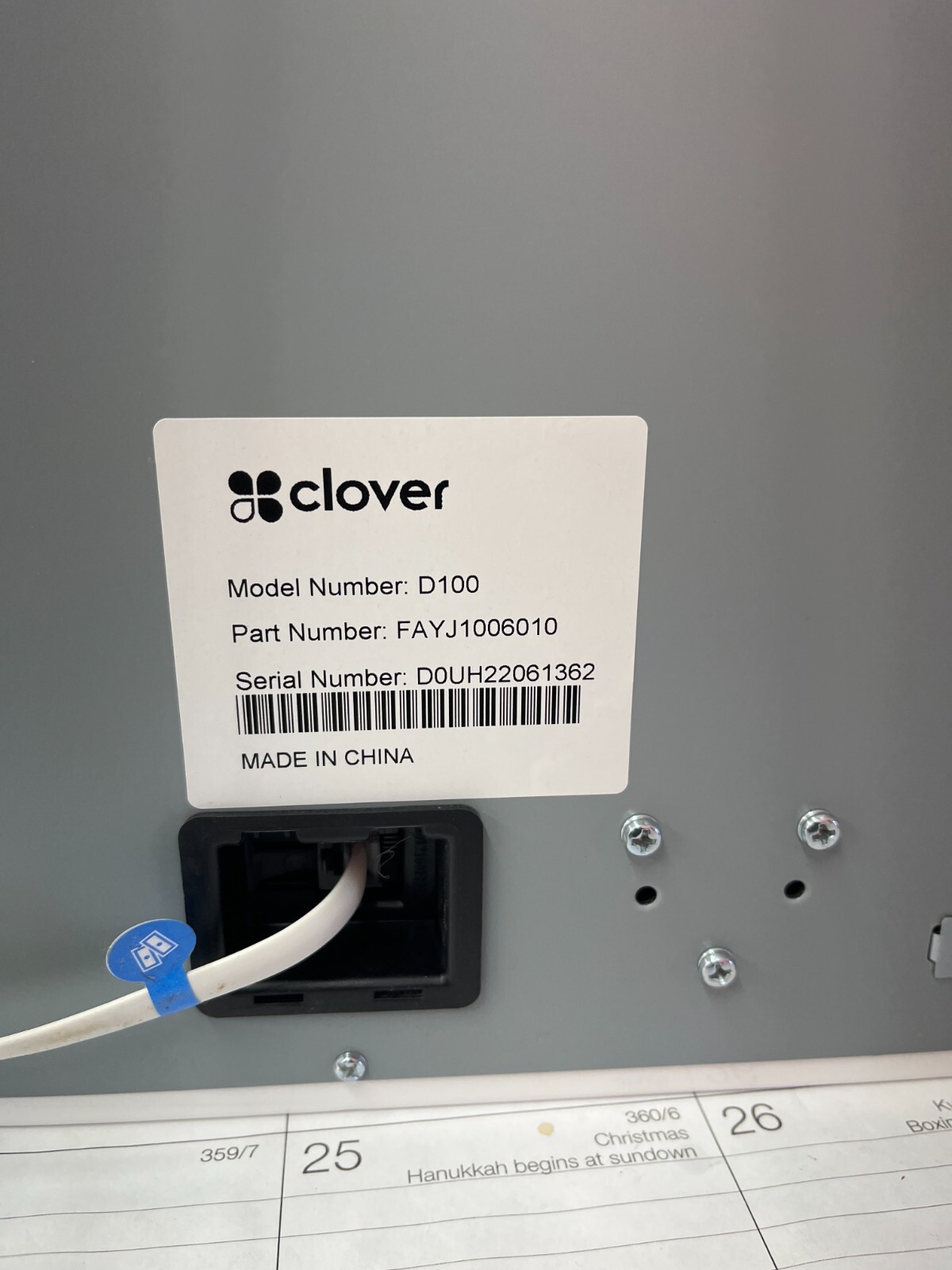Clover Station DUO KIT (Printer P500 + DISPLAY S503 + Terminal C503 + Adapter)