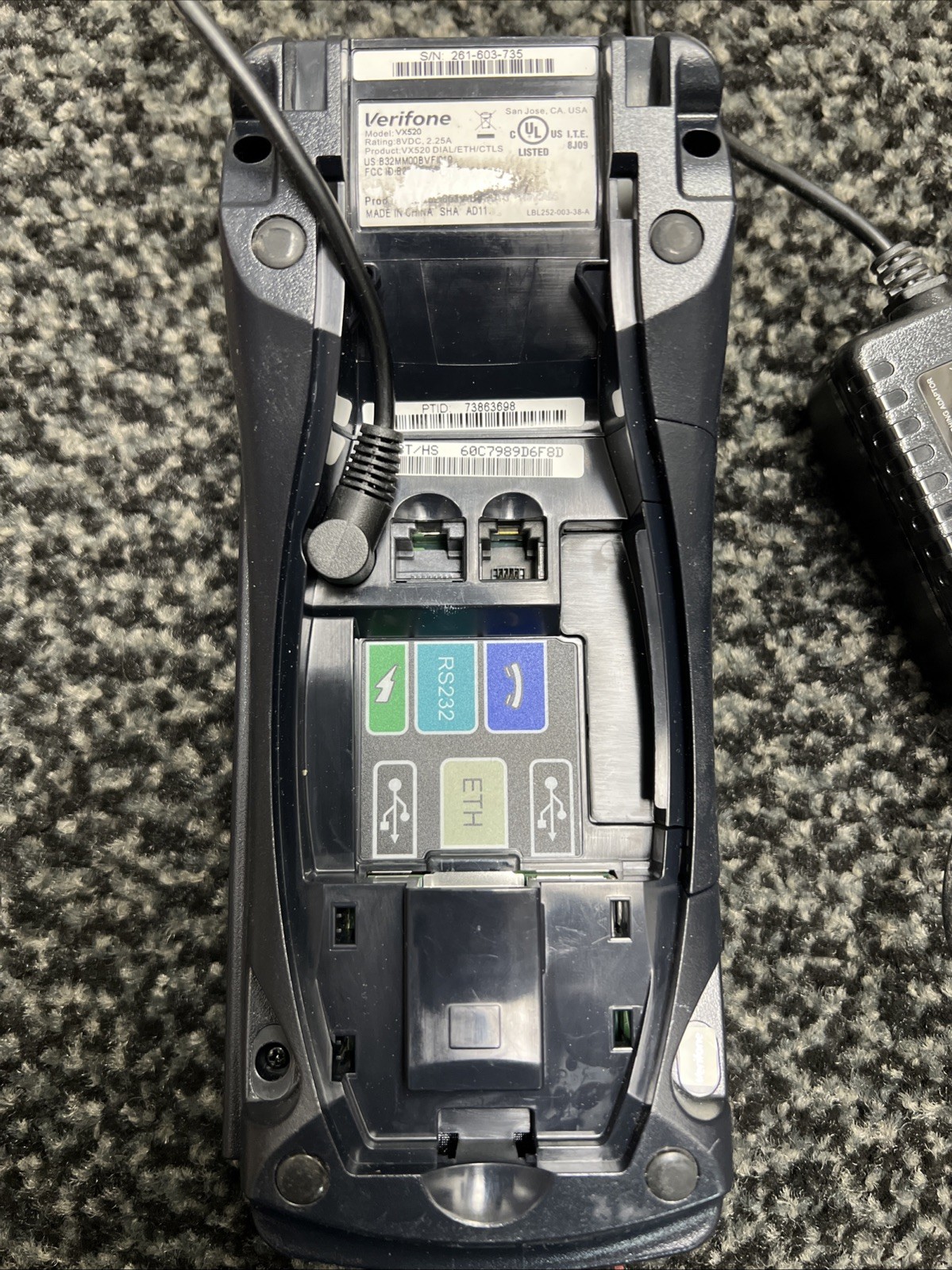 VeriFone VX520 Credit Card Terminal (tag234)
