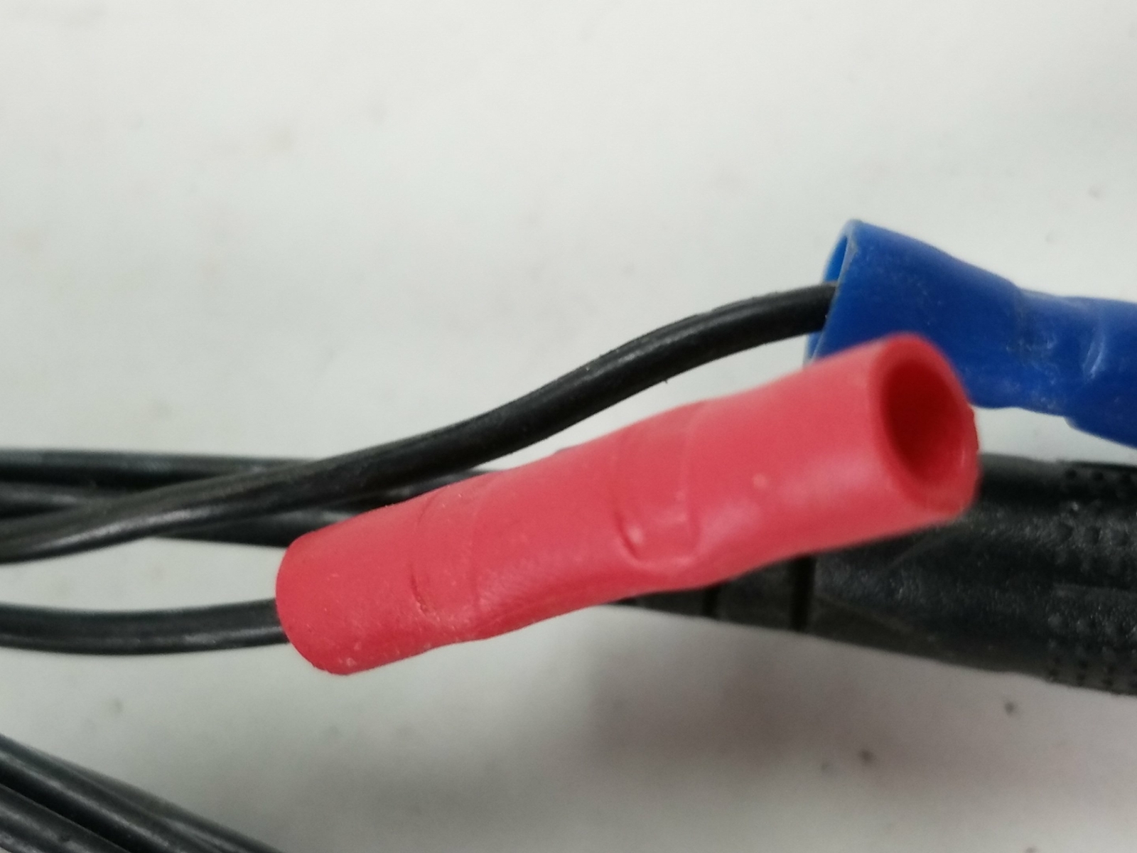 Power Cable Cord Red & Blue Terminal