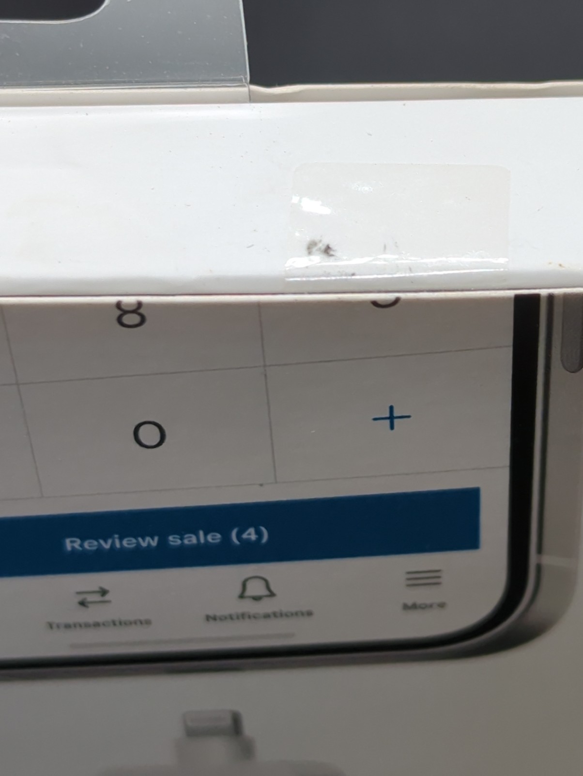 NEW Square – Magstripe Reader with Lightning Connector – Glossy White