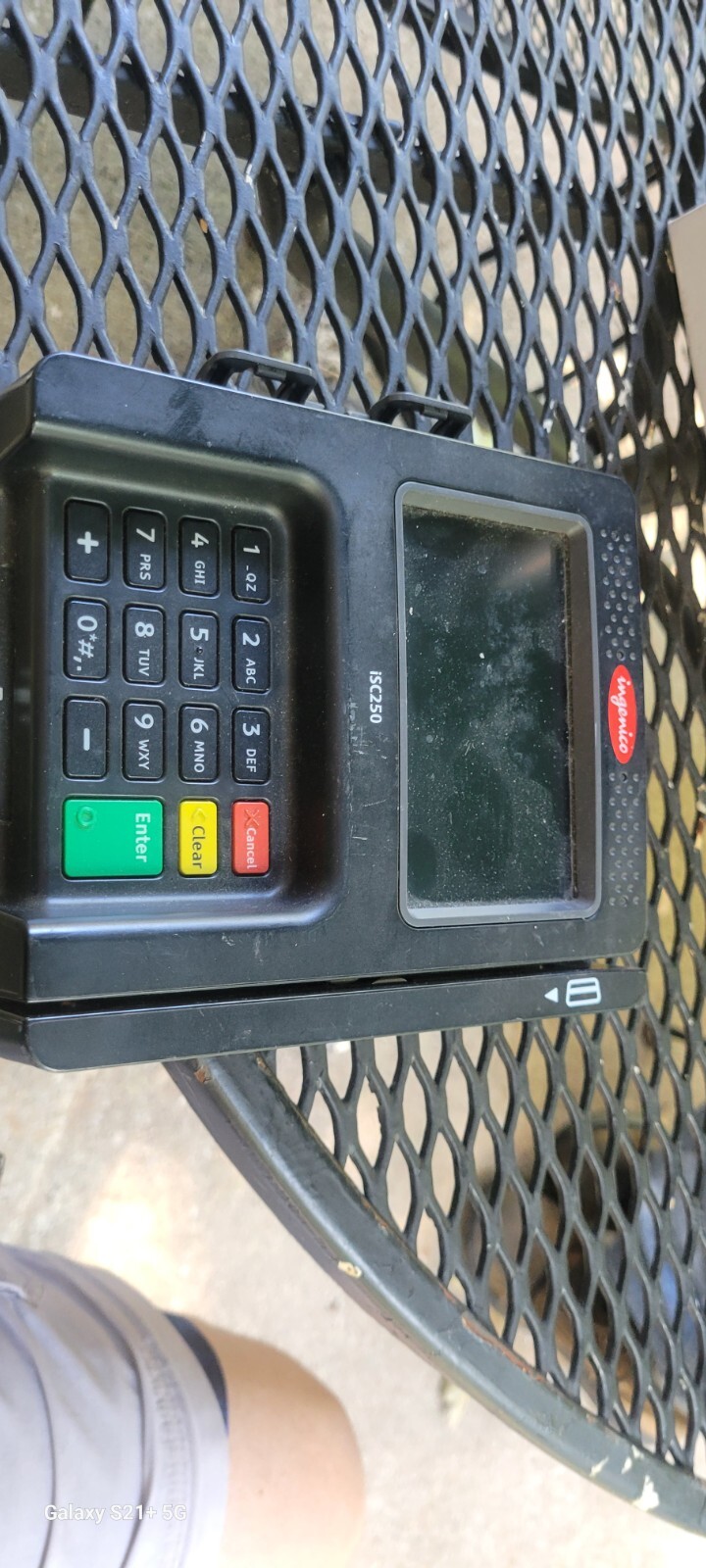 Ingenico iSC Touch ISC250 Credit Card Machine Head Unit