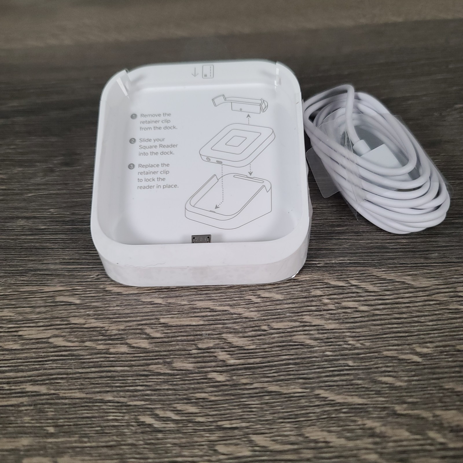 New Open Box Square Dock For Square Reader Contactless Credit Card Reader