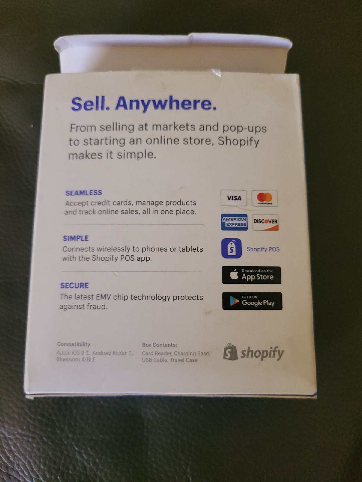 Shopify Chip and Swipe Reader White – S1701