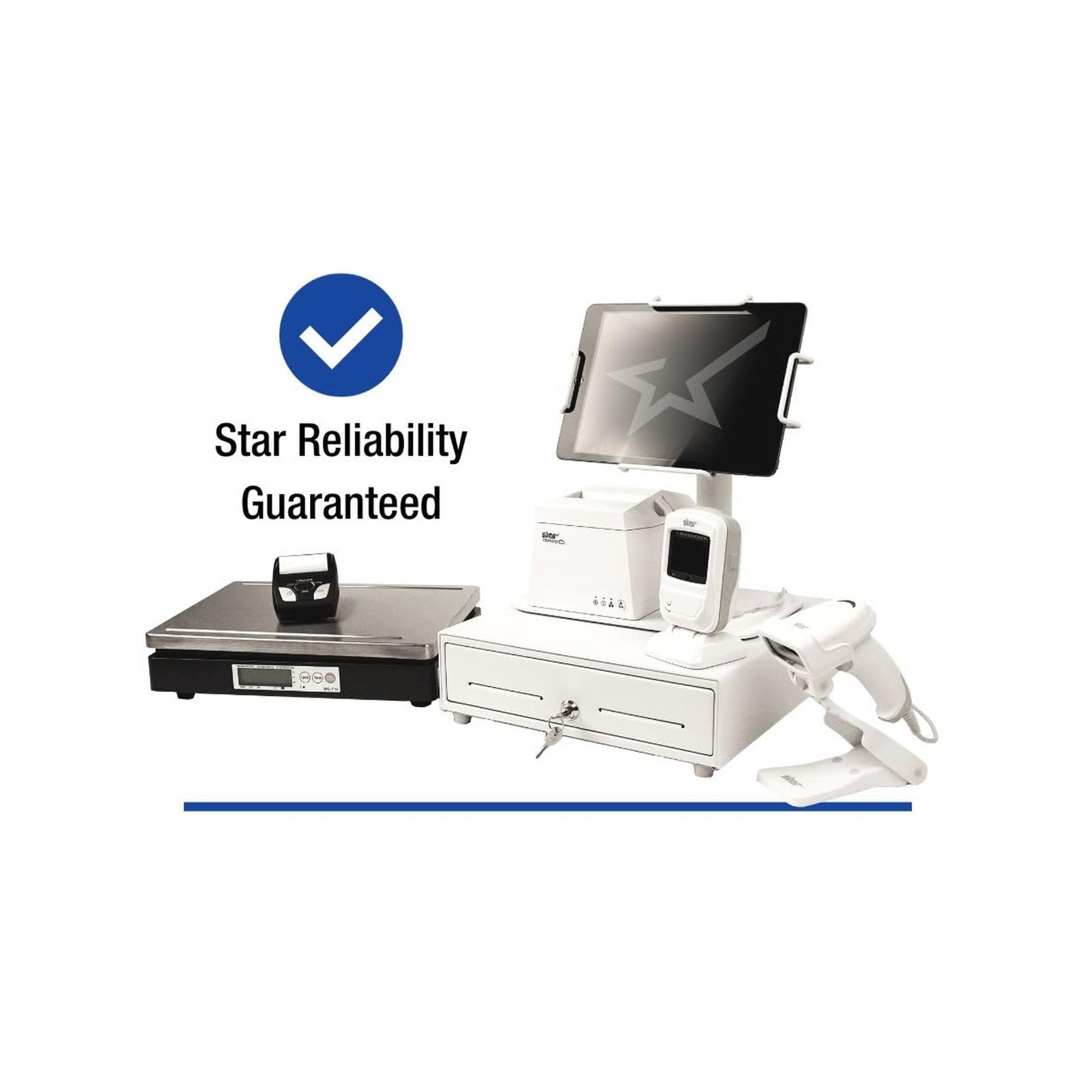 Star Micronics TSP143IIIBi Bluetooth Thermal Receipt Printer for iOS, Android…
