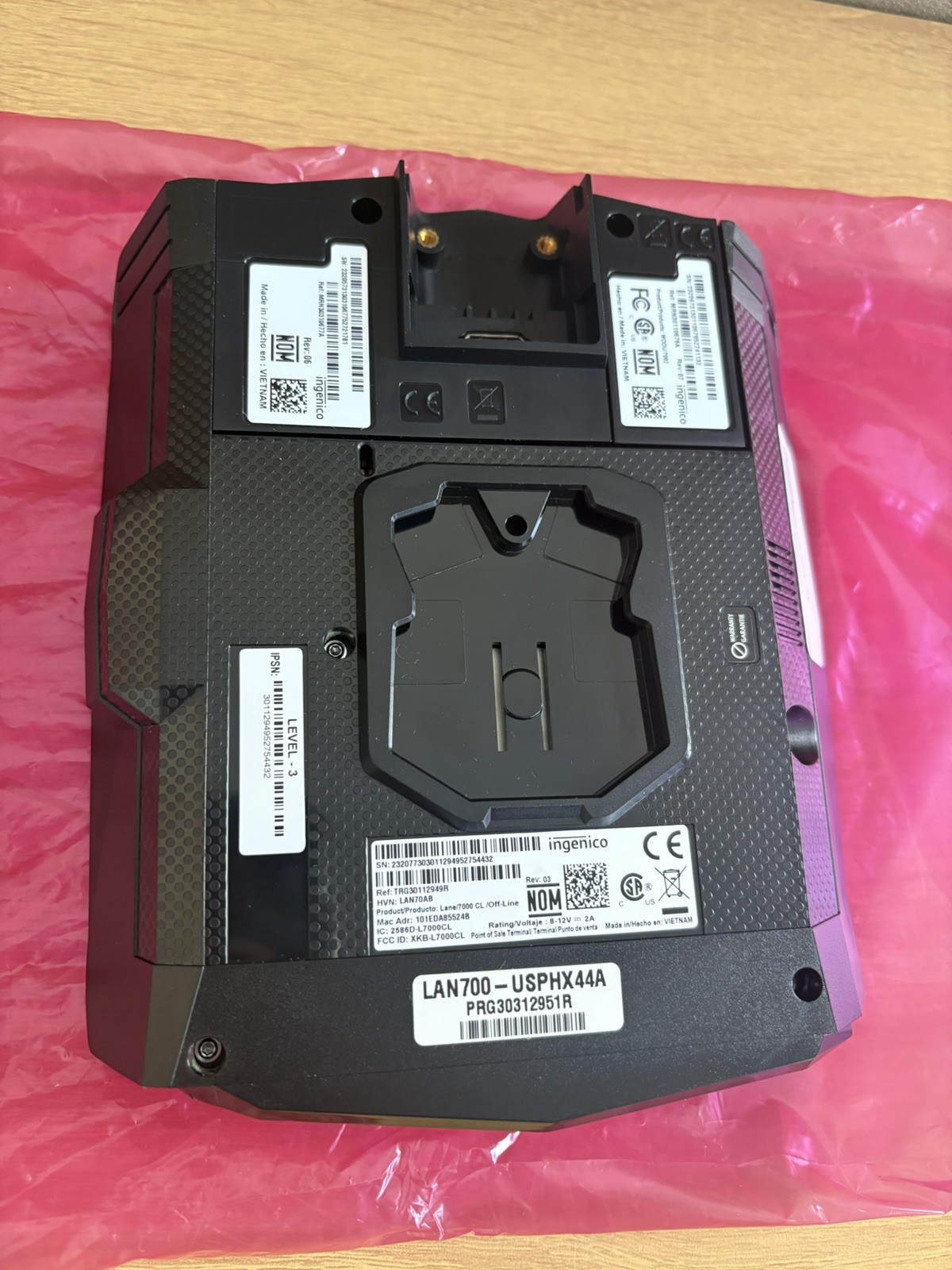 Open Box Ingenico Lane 7000 5″ POS Credit Card Payment Terminal Reader