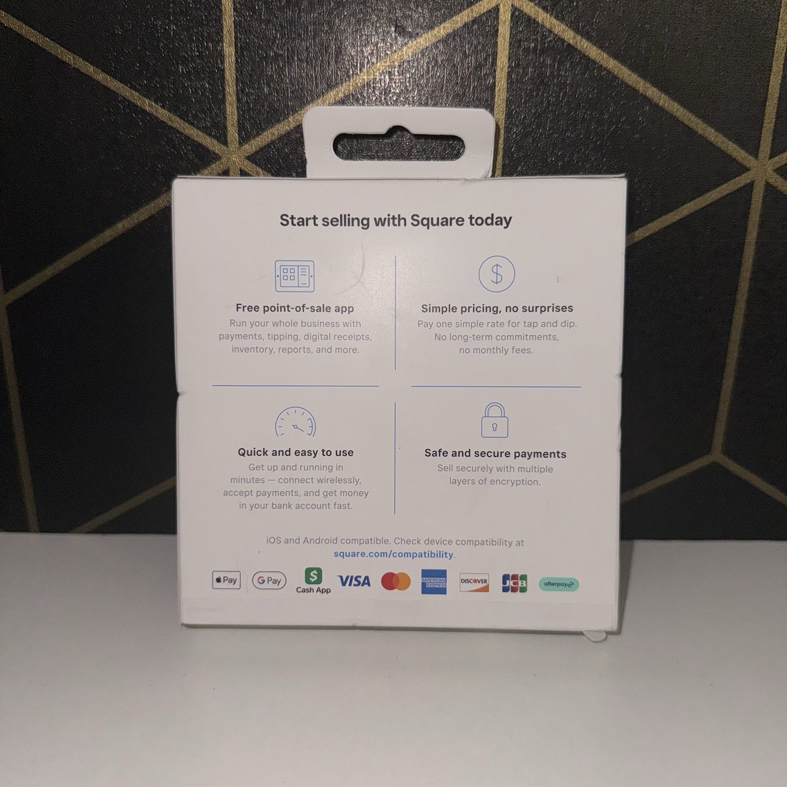New Square Reader 2nd Generation Credit Card Reader POS System A-SKU-0807