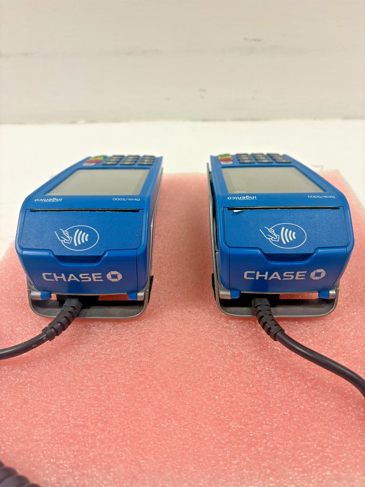 Ingenico Desk/5000 CHASE All-in-One Card Reader TCA30011406R (LOT OF 2)