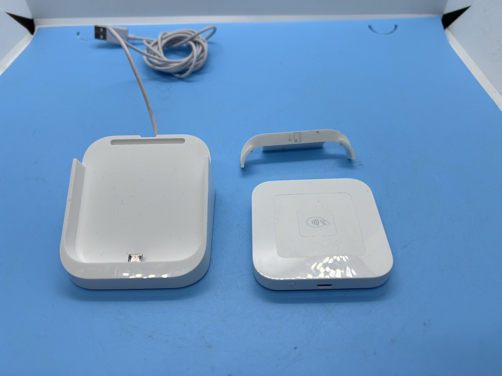 Square Credit Card Reader For Contactless Chip Model S6. W/Square USB Dock S7