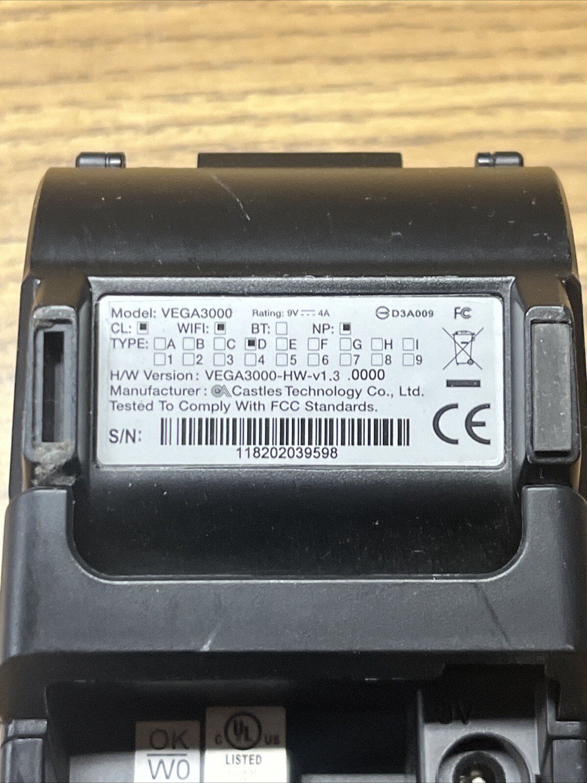 Dejavoo Z11 VEGA3000 Credit Card Payment Terminal