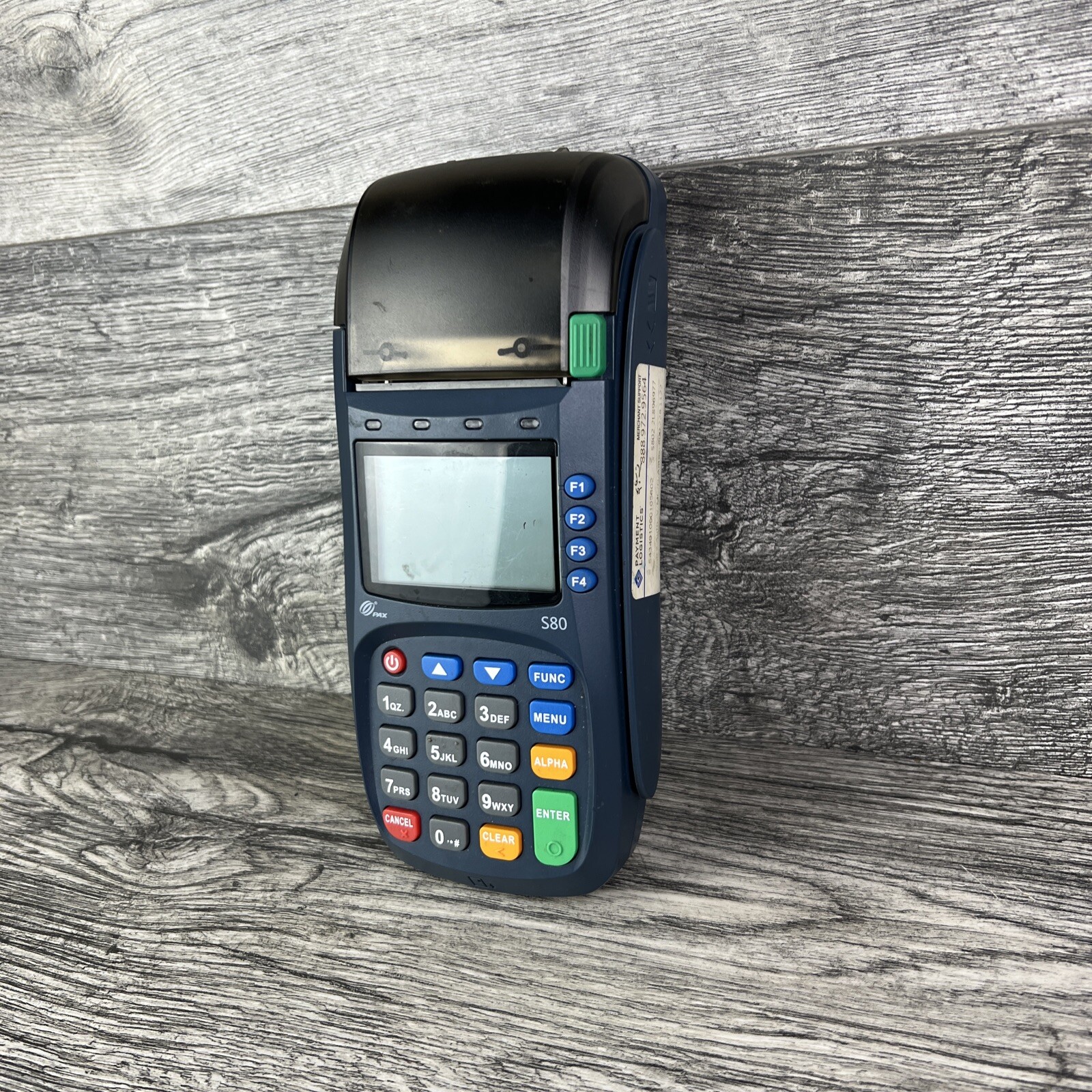 PAX S80 EMV NFC Credit Card Machine PED TAMPERED LOCKED – FOR PARTS ONLY