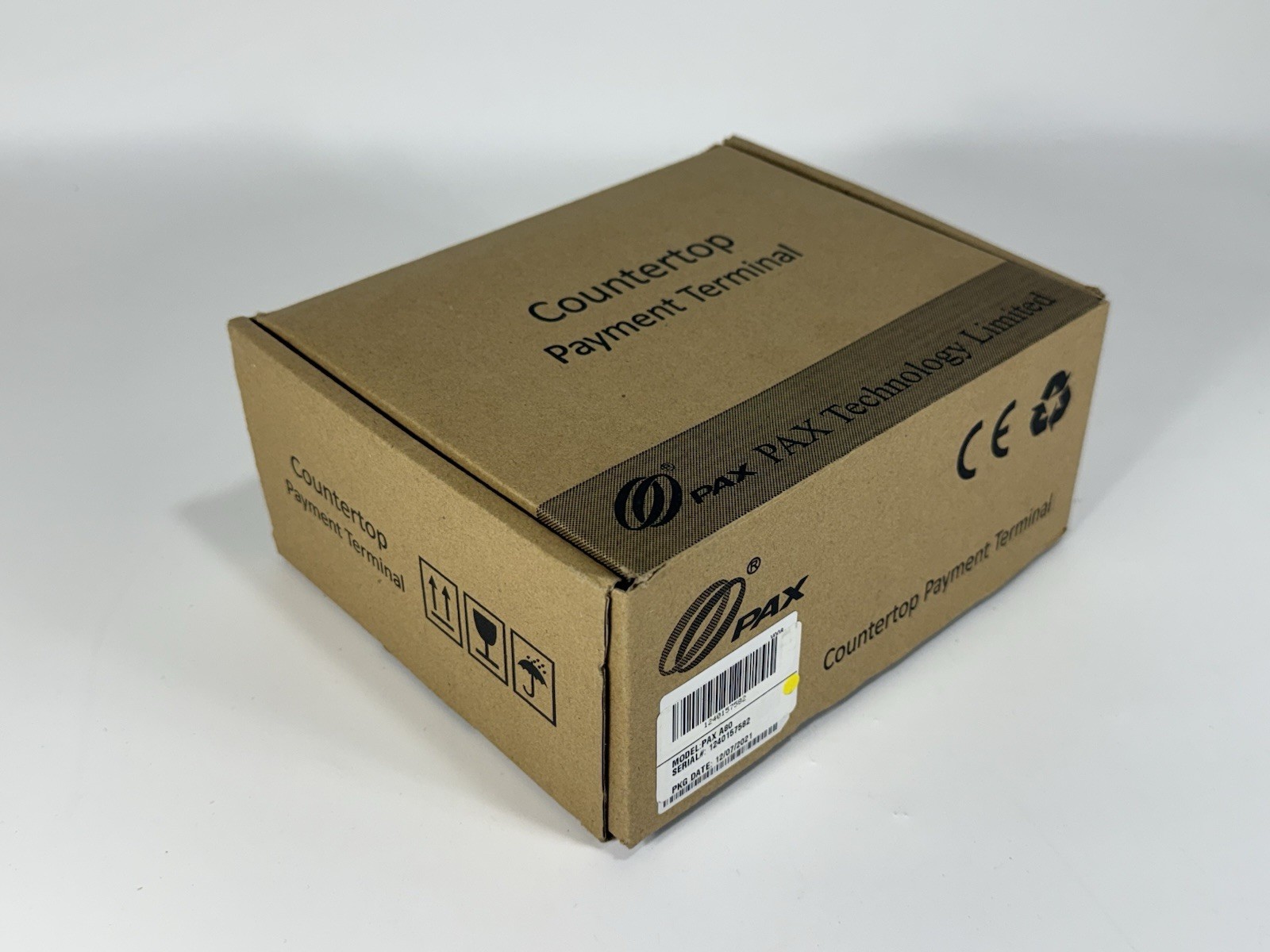 PAX A80 Smart Wireless/Ethernet Countertop Payment Terminal – A80-MBA-RD5-12AA