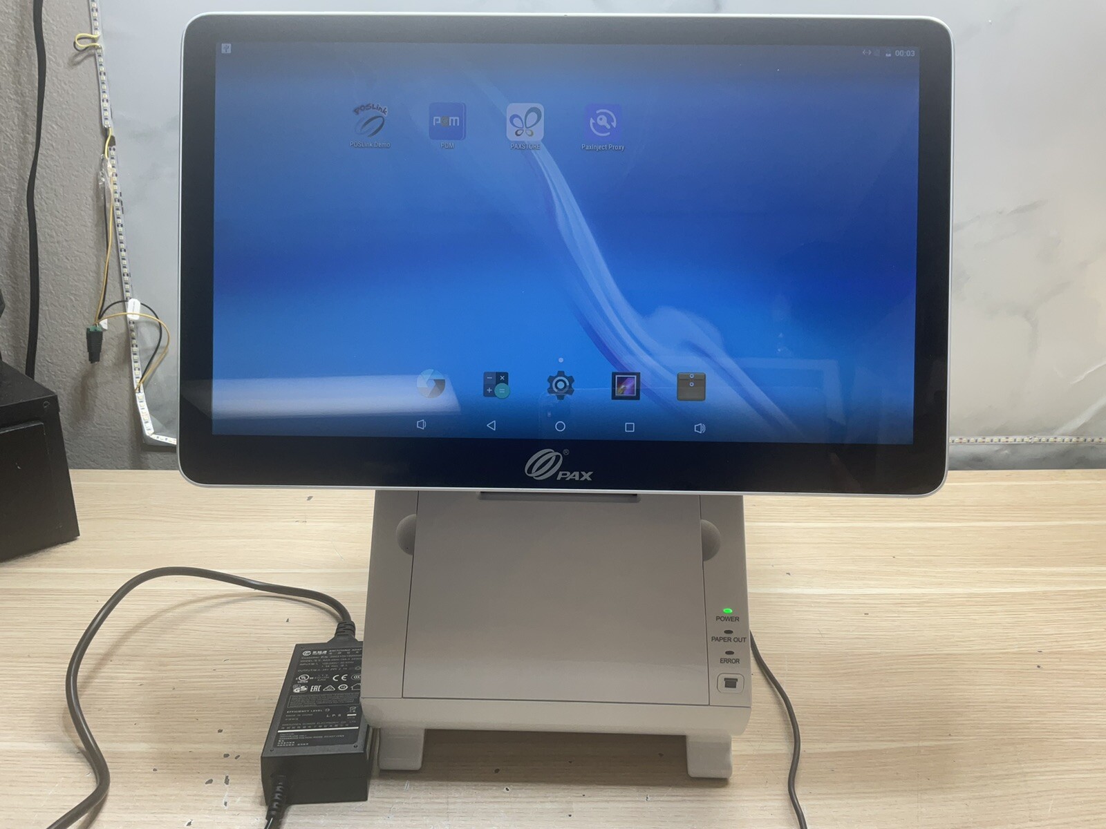 PAX E800 Point Of Sale System Android Payment Terminal Sold As Is/JUA2330