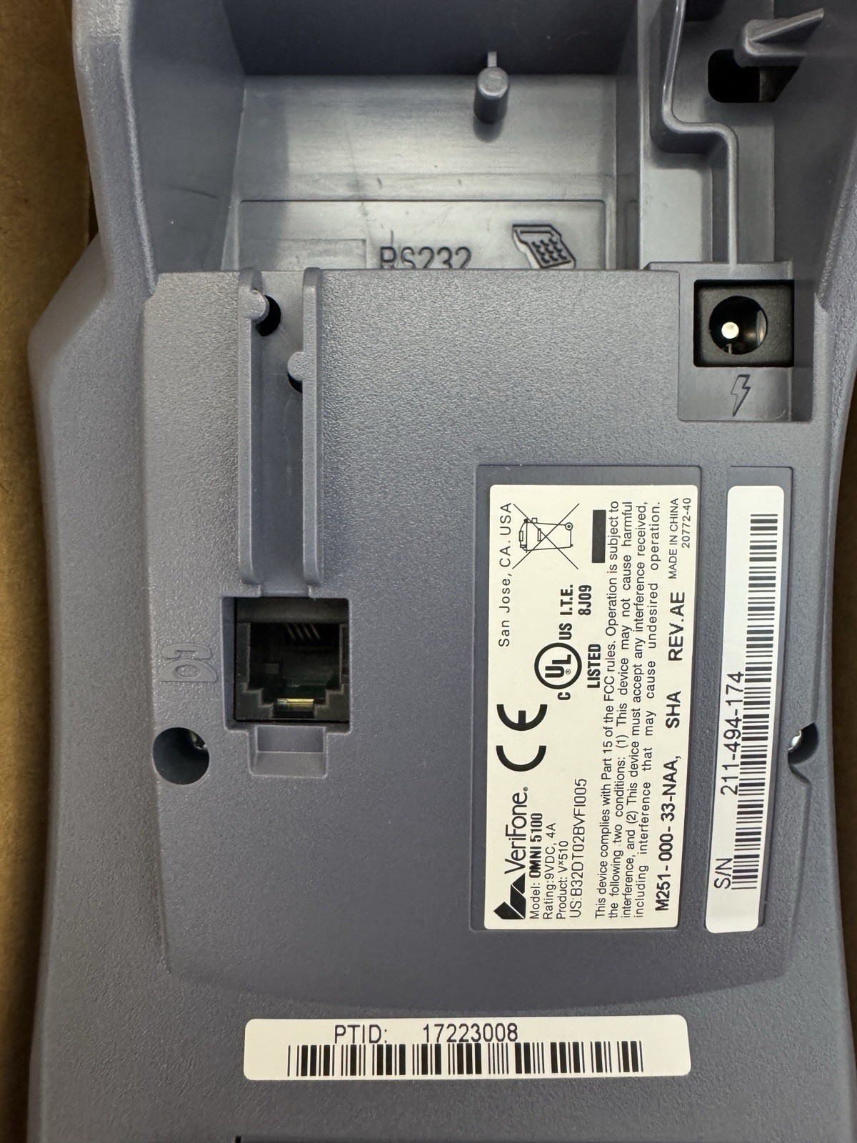 New Verifone VX510 Omni 5100 Credit Terminal Reader Open Box