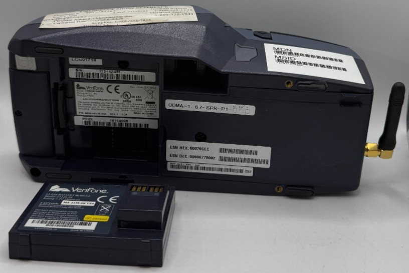 VeriFone OMNI 5700 Credit Card Terminal Vx610 Used