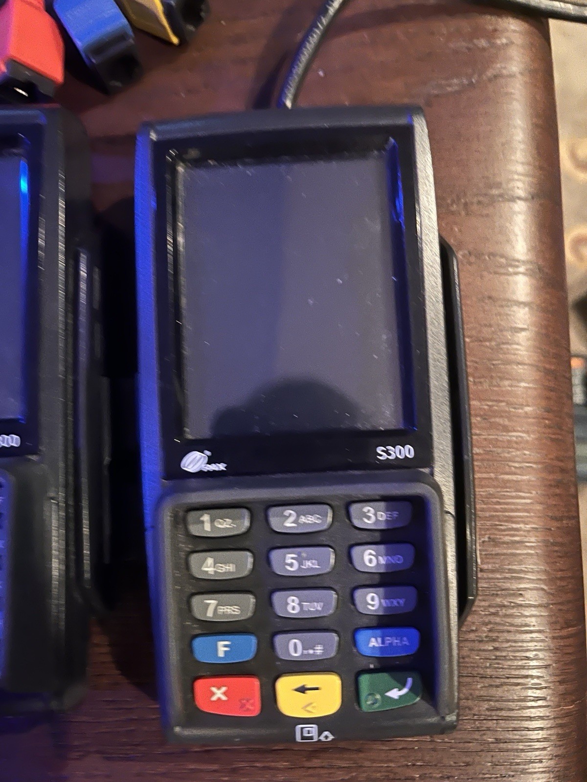 Lot of 7 PAX S300 Credit Card Payment Terminals (5 w/ Cables) – AS-IS
