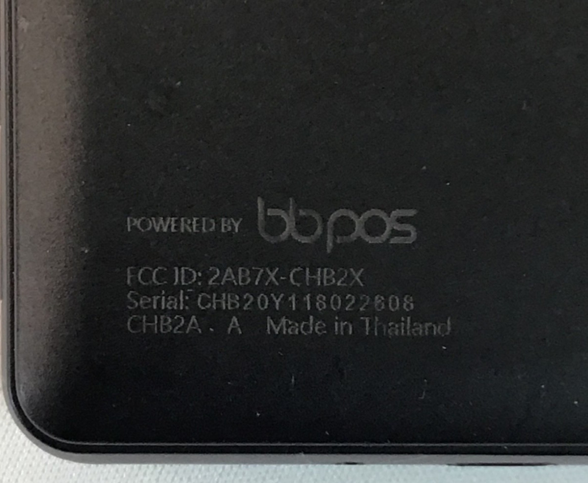 BBPOS ACS20 + 2AB7X-CHB2X Bluetooth Card Reader + Cradle/ Docking Station Excel