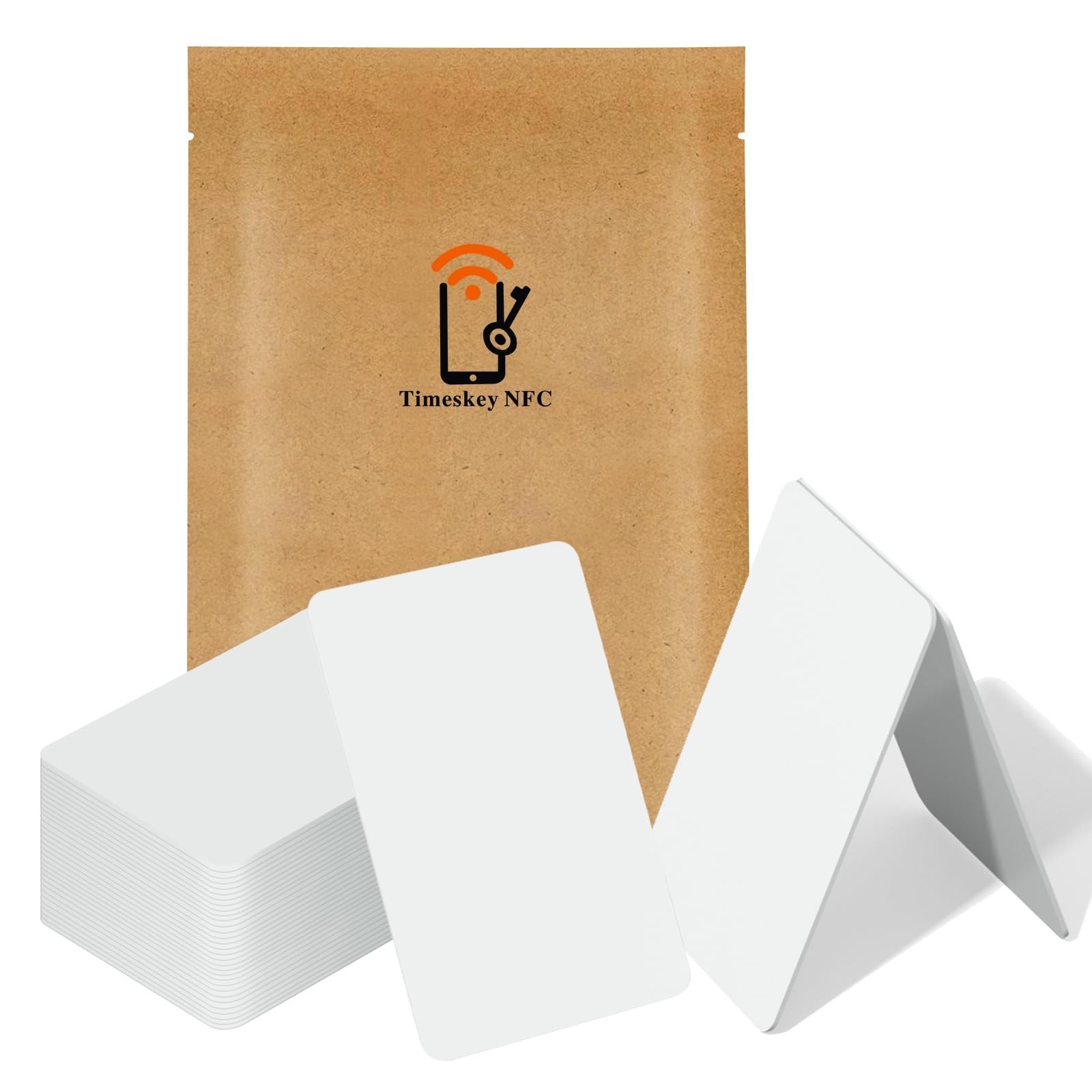 50pcs NFC Tags Ntag215 Blank Business Cards Programmable for iPhone & All NFC De