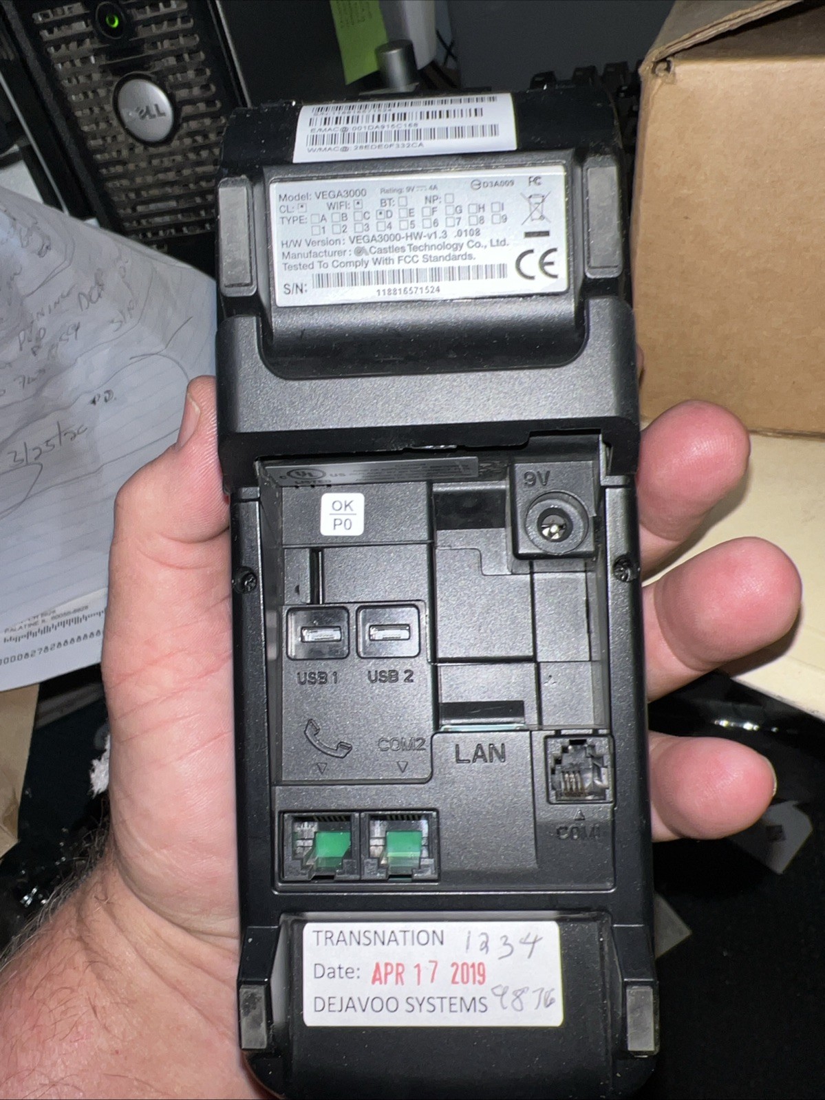 Dejavoo Z8 Credit Card Machine