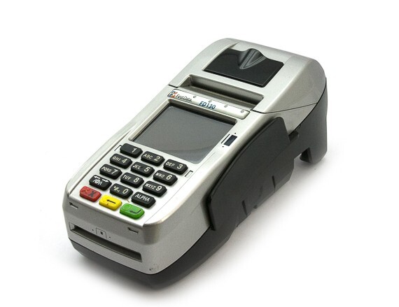 First Data FD130 Credit Card Terminal TESTED WORKING Used Good Condition 